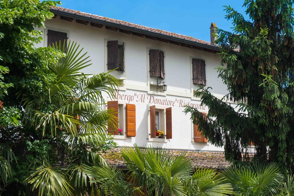 Ristorante Albergo Al Donatore Teor Bagian luar foto